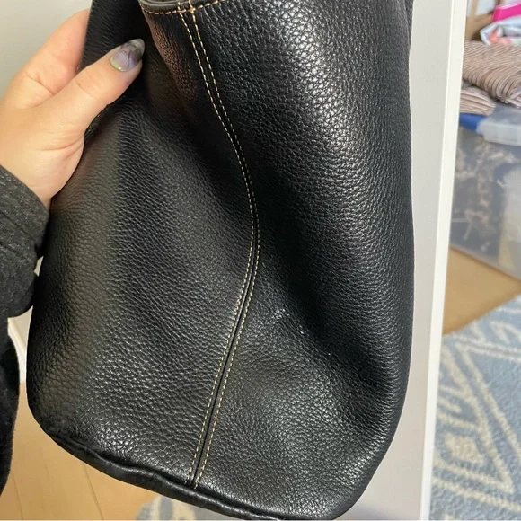 kenneth cole leather tote - Picture 5 of 8